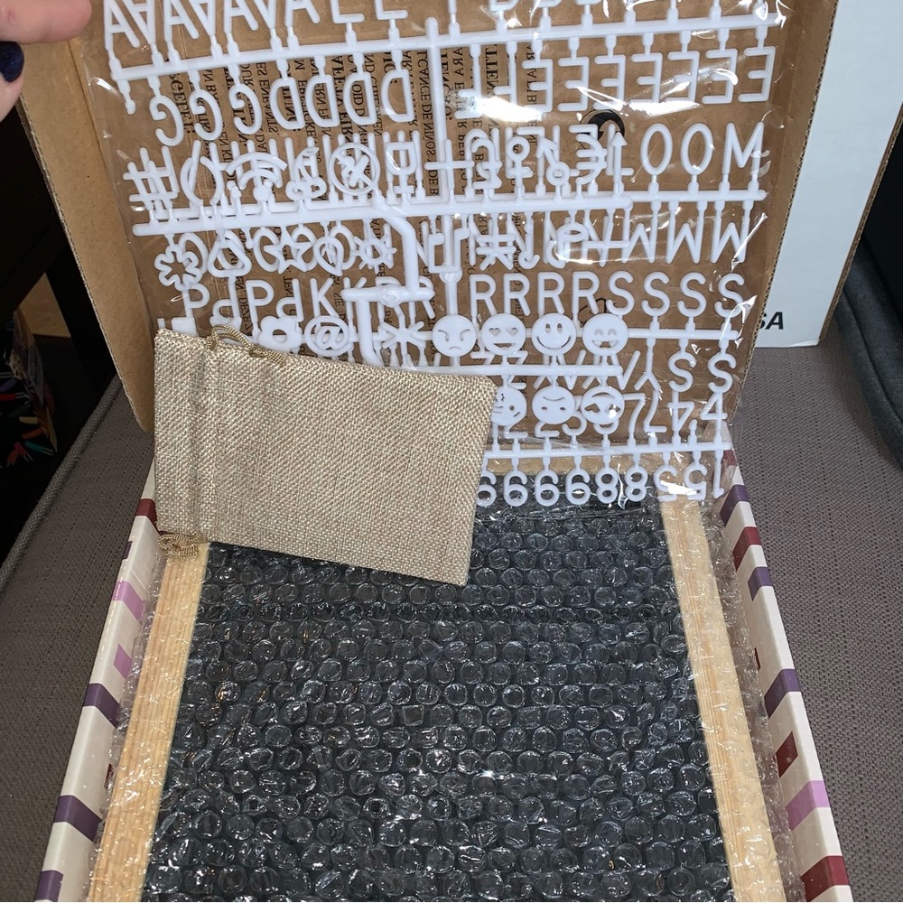 NIB Felt Letterboard